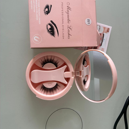 PESTAÑAS POSTIZAS MAGNETICAS CON PINZAS DE IMAN