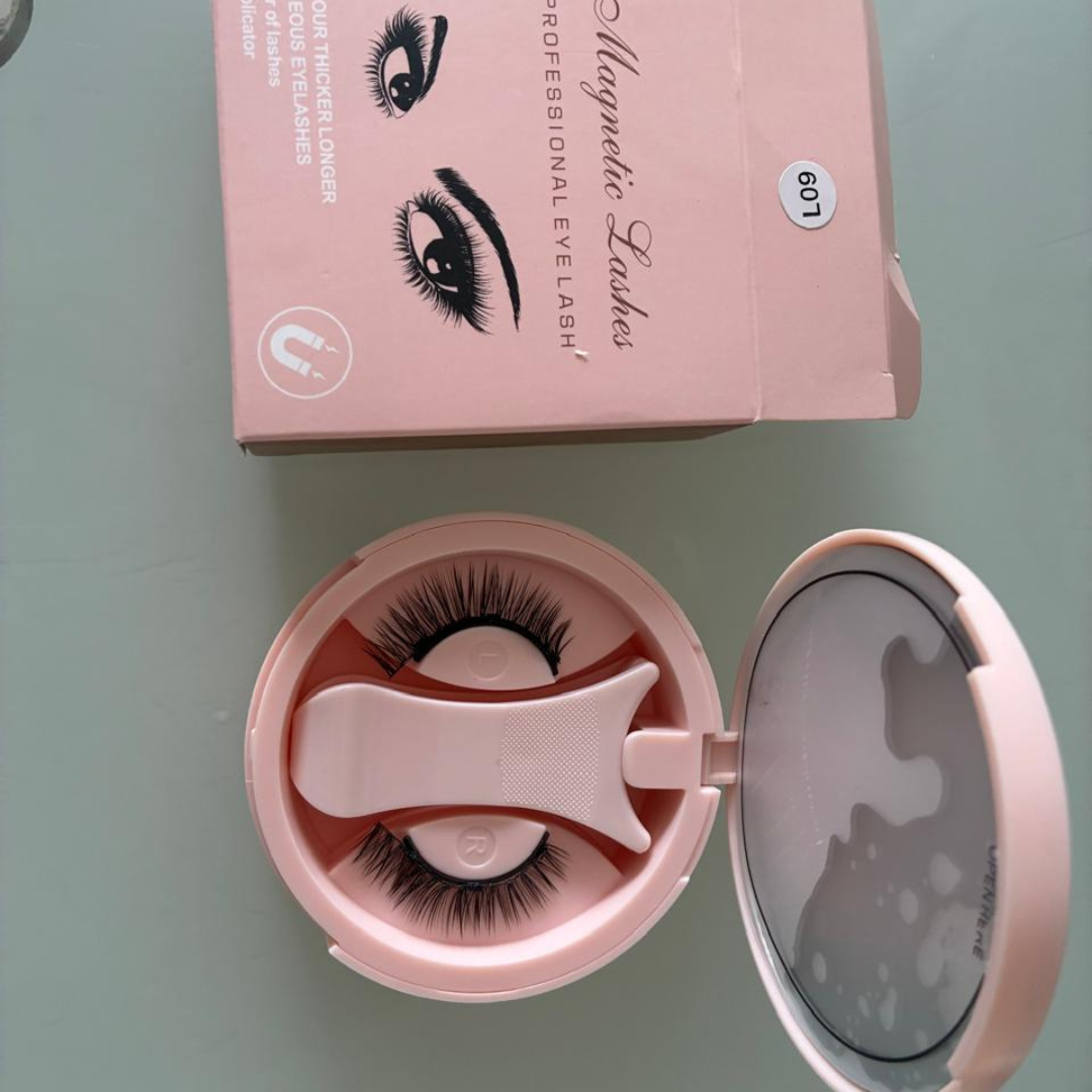 PESTAÑAS POSTIZAS MAGNETICAS CON PINZAS DE IMAN