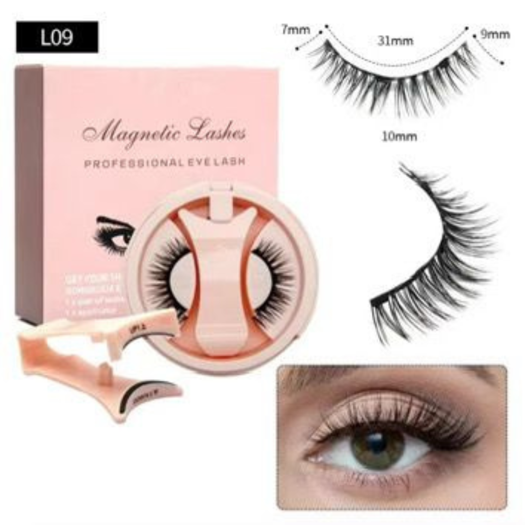 PESTAÑAS POSTIZAS MAGNETICAS CON PINZAS DE IMAN