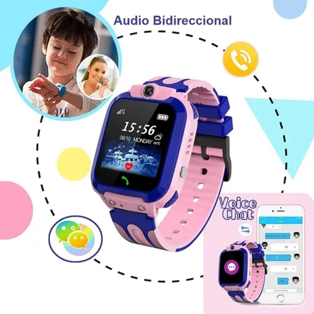 RELOJ INTELIGENTE CON GPS PARA NIÑOS