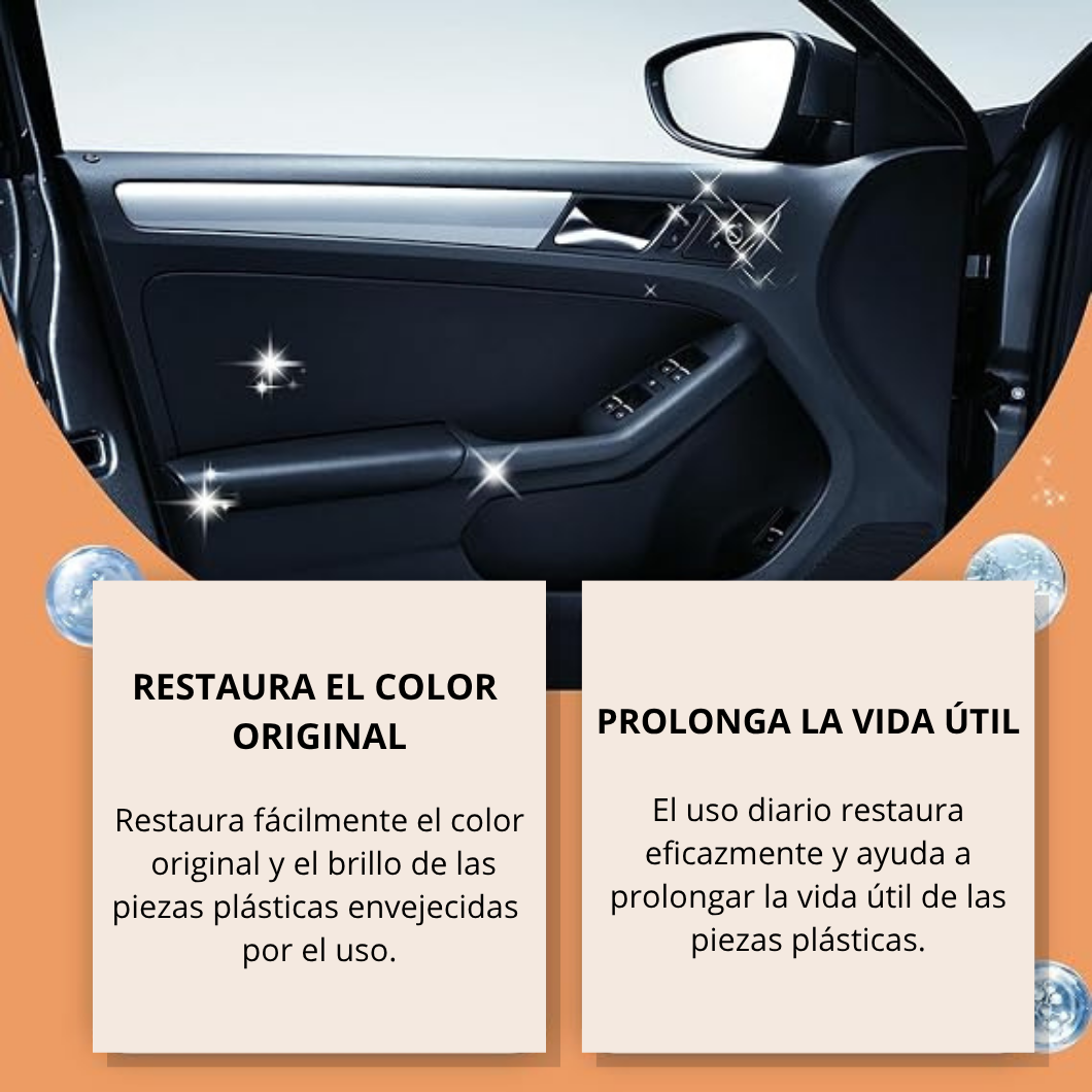 RESTAURADOR PARA PARTES PLÁSTICAS DE AUTOS🚗