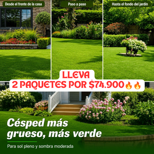 SEMILLAS DE CESPED, PAGA UNO LLEVA DOS🔥🌿